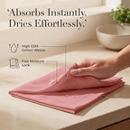 Urban Villa Hemstitch Cloth Dinner Napkins Cotton 20”x20” (Set of 12)-Rust
