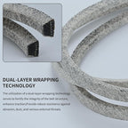 1/2 x 103'' Mower Deck Belt GX20072/GY20570, for John Deere D100 D105 D110 D125 D130 L100 L110 E100 E110 E120 E130 LA105 LA110 LA115 LA135 L1742 S100 1642HS 1742HS (GX20072)