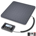 THINKSCALE Shipping Scale, 440 lb x 1 oz Postal Scale with Hold & Tare | One-Piece Plastic Platform, Backlit LCD, Easy Read. for Packages, Luggage, Mailing & Postage, Battery + AC adapter included