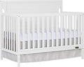 Cape Cod 5-in-1 Convertible Crib in White, Greenguard Gold Certified, 55x30x44.5 Inch (Pack of 1)