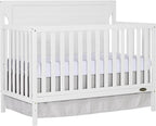 Cape Cod 5-in-1 Convertible Crib in White, Greenguard Gold Certified, 55x30x44.5 Inch (Pack of 1)