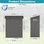 5X3 FT Outdoor Metal Storage Shed, Tool Shed with Pitched Roof and Lockable Door, Compact Garden Shed for Backyard Garden Patio Lawn, Gray