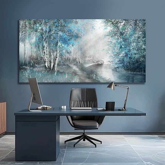 SOUGUAN Forest Pictures for Wall Canvas Art 30"x60" Plant Wall Decor Tree Artwork Painting Natural Decorations for Dining Room, Bedroom, Home Office, Kitchen