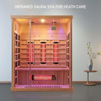 3Pcs Full Far Infrared Carbon Fiber Glass Red Light Heater Tube, Infrared Sauna Heater Tube Sauna Accessories, 220V Heater, Infrared Suana Heating Tube for Wooden Indoor/Outdoor Sauna (220V)