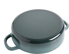 Crock-Pot Crock Pot Artisan Enameled Cast Iron Braiser W/Lid, 5 Quart, Slate Gray (Pack of 2)