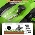 Goplus 2-in-1 Scarifier and Lawn Dethatcher, 16-Inch 15A Corded Electric Dethatcher w/ 14.5-Gal Collection Bag, 3-Position Height Adjustment & 5-Position Depth Adjustment, for Grass Garden Yard