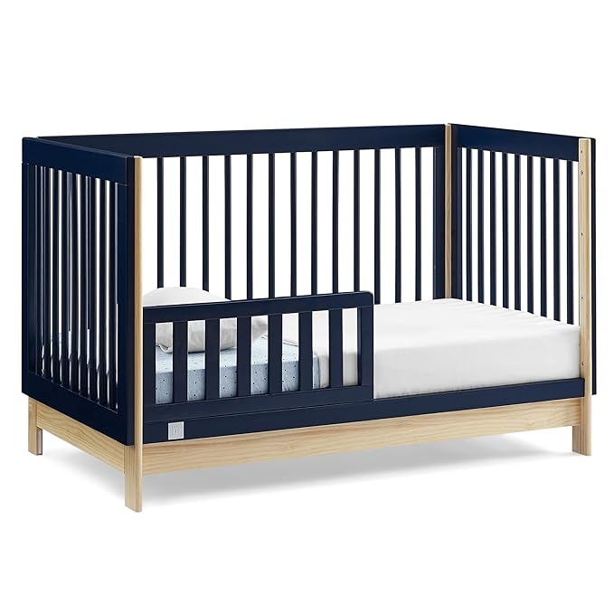 GAP babyGap Tate 4-in-1 Convertible Crib - Greenguard Gold Certified, Navy/Natural