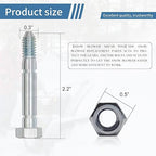 (6 Set of) 51001500 5/16" Snow Blower Shear Bolts Compatible with Ariens 2 Stage Snow Thrower Auger Replacement for 510015, 51001500, AM122156, AM1369890, 3285-11