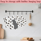 Cute Dachshund Dog Heat-Resistant Silicone Oven Mitts and Pot Holders 4 Piece Set,Extra Long Non-Slip Kitchen Oven Gloves for Cooking, Baking, BBQ,Grilling