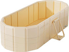 59''Portable insulated bathtub, Ice Bath Tub for Athletes, Inflation-free bathtub for shower, Ice Plunge Tub with Cover, Baths at Home & Outdoor