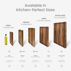Teakhaus Carving Board and EON Cutting Board Oil Set - Small (S) Teak Wood Cutting Board with Juice Groovel & Food-Grade Mineral Oil - 16”L x 12”W x 1.5” Thick - FSC Certified