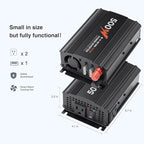 Potek 500w Power Inverter DC 12V to AC 120V Car Power Converter with 5V/2A USB Charging Output