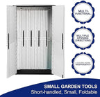 Kinying Outdoor Storage Cabinet, Vertical Storage Shed Perfect to Store Patio Furniture, Garden Tools Accessories,Bike,Beach Chairs and Lawn Mower, 4x2.5 Feet off-white-02B