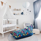 2 Pcs Stuffed Animal Storage Bean Bag Chair Stuffed Animal Bean Bag Storage Large Beanbag Covers Stuff Animal Organizer Bean Bag Couch for Kids Adults Plush Toys Pillows, Cover Only (Dinosaur)