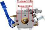 125BV Carburetor for Husqvarna 125B Blower 125BX 125BVX 590460102 545081811 Handheld Leaf Blower with 125B Tune UP Kit 545109601 Airbox Air Filter Cover 545112101 Air Filter Fuel Line Kit