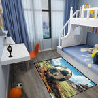 Football Rug for Boys Bedroom - Kids Rug Football Rug Basketball Rugs for Teen Boys Bedroom Football Carpet for Boys Bedroom Football Rugs for Boys Girls Sports Room,3'×5'