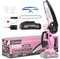 Saker Mini Chainsaw|6 Inch Chainsaws[2025 Upgraded]|Mini Cordless Electric Chain Saw|Small Handheld Portable Chain Saws Battery Powered Chain Saw for Tree Trimmer and Garden,Christmas Gifts