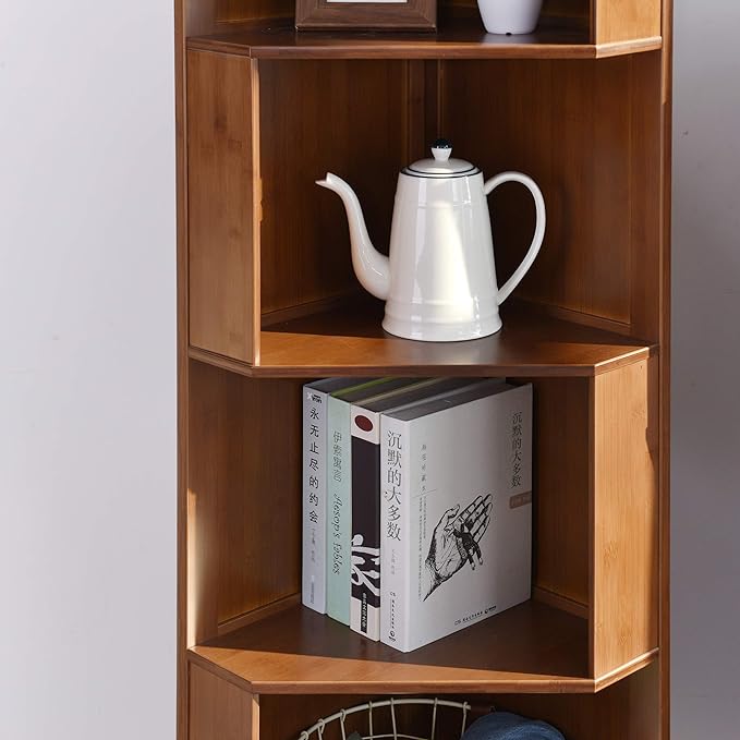 Industrial 4-Bookcase Cube Bookshelf for Home Office and Living Room Decoration