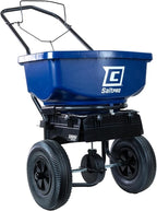 Chapin 88200A Spreader, Salt, Ice Melt, All Season, Walk Behind, Spiked Auger, Adjustable Baffles, 12" Tires, Coated Steel Frame, Enclosed Gears, Weather-Resistant, Rain Cover, 80Lbs