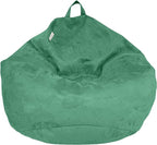 Bean Bag Stuffed Animal Storage Or Cover | No Filler | Extra Large | for Adults Or Kids | Double Stitched | Durable Zipper | Premium Microsuede