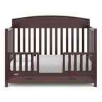Graco Benton 5-in-1 Convertible Crib with Drawer (Espresso) - Converts from Baby Crib to Toddler Bed, Daybed and Full-Size Bed, Fits Standard Full-Size Crib Mattress, Adjustable Mattress Support Base