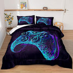 Gaming Comforter for Boys Teen,Game Contoller Bedding Set for Boys Kids,Down Alternative Comforter for All Season,Gamer Home Decor for Boys Comforter Set (Comforter-Game35, Full)