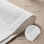 Urban Villa Cloth Napkins Cotton 20x20 (Set of 12) White