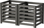 Vego Garden 32" Tall Modular Compost Bin 60" x 30" x 32"