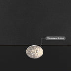 Leather Table Cover,1.8mm Thick,17x72 Inch Desk Cover,Dresser Cover Top,Dresser Protector Top,Dresser Cover,End Table Cover.(Black+Black,17x72)