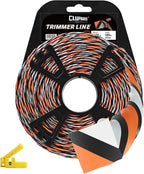 Cluparis 151-Feet Super Heavy Duty Trimmer Line .155-Inch-by-1-Pound Twist Pro Trimmer Line Bulk 3-Component Tri-Extrusion Weed Eater String with Super Line Cutter