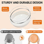 CAKETIME Silicone Round Cake Pan with Metal Reinforced Frame