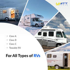 Wattcycle LiFePO4 Lithium Battery 12V 100Ah, Use EV Grade A+ Cell, Buit-in 100A BMS, Low Temperature Protection, Up to 15000 Cycles -Perfect for RV, Solar System, Trolling Motor, etc.