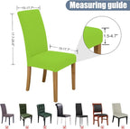 Dining Chair Covers, Stretch Seat Covers, Washable Furniture Protector | 4 Pack, Washable, Stretch Fit, Soft, Non Slip, Dining Chair Covers, Seat Protector, Furniture Cover,Easy Clean