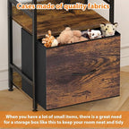 Book Shelf with Storage 3 Tier Narrow Skinny Short Standing Shelves Bookcase with Drawers for Bedroom Living Room, Small Bookshelf for Small Space Rustic Shelf Organizer Office Display Shelf