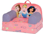 Delta Children Cozee Buddy Flip-Out Kids Chair, Disney Princess