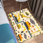 Construction Play Mat Car Rug Play Mat Construction Rugs for Boys Room Car Rug for Boys Room Construction Decor for Boys Room Playroom Rug for Livingroom 2'×3'