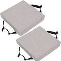 Square Cushion Set of 2 for Bar Stool 14x14/15*15/12*12 Seat With Ties - Thickened 5/8cm Dining Pads for Home Kitchen ( Color : 5#
