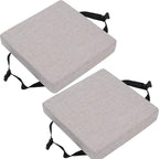 Stool Cushion Square with Ties Set of 2 for Bar Stool 14x14/15*15/12*12 Chair Seat Cushion Barstool Pad Thicked 5/8cm Dining Chair Pads Seat Pads Cushion for Home Kitchen Chair Stool Pad ( Color : 5#