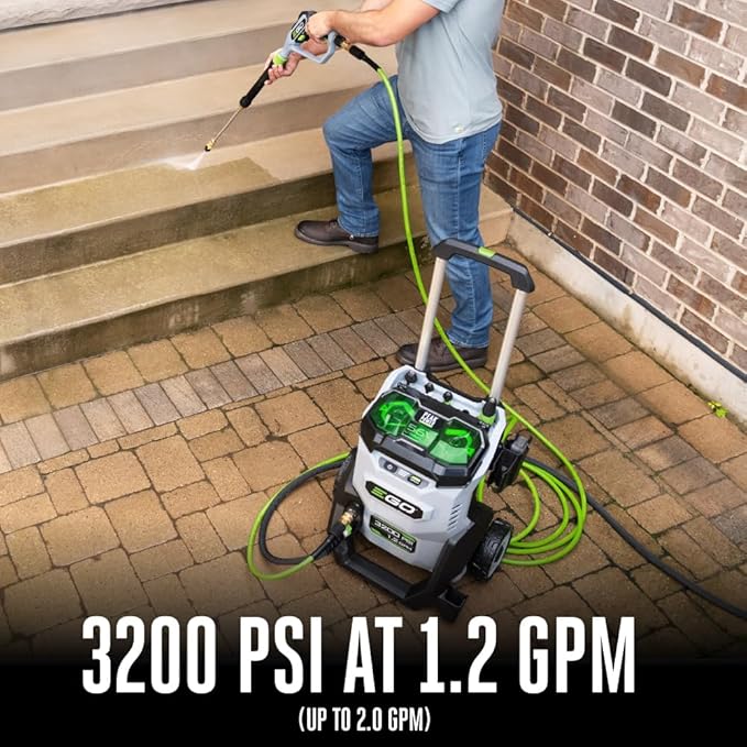 EGO POWER+ Electric Pressure Washer, 3200 PSI Power Washer, Battery and Charger Not Included - HPW3200