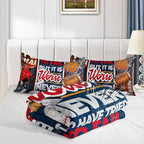 Axolotl Sports Comforter Set Full Size,Sports Theme Comforter Set Football Baseball Bedding Set,Sports Bedding Set 3D Soccer Comforter Set Basketball Bedding for Kids Boys Teens,1 Quilt 2 Pillowcases