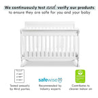DaVinci Kalani 4-in-1 Convertible Crib in White, Greenguard Gold Certified