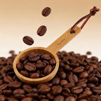 45ml Wood Measuring Spoon and Scoop Wooden Tablespoon 45ml Measuring Scoop 3 TBSP Retro Coffee Spoons for Dry Ingredients Ground Tea Spice (Wood Color, 3TBSP)