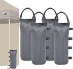 Eurmax USA Weight Capacity 112 LBS Extra Large Pop up Gazebo Weights Sand Bags for Pop up Canopy Tent Pergola Outdoor Instant Canopies,Sand Bags Without Sand, 4-Pack,(Gray)
