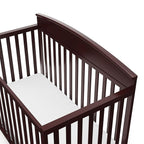 Graco Benton 5-in-1 Convertible Crib (Espresso) – GREENGUARD Gold Certified, Converts from Baby Crib to Toddler Bed, Daybed and Full-Size Bed, Fits Standard Full-Size Crib Mattress