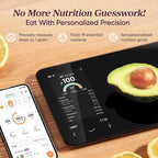 Cosori Smart Food Scale with Nutritional Calculator, USB Rechargeable, 11lb | AI Food Scan, Barcode Scan, 50 Food Preload, Free APP with 19 Nutrients, Calorie & Macro Tracking for Weight Loss