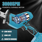 Cordless Reciprocating Saw 20V with 2 Batteries & Charger, Variable Speed 0-3000SPM, Tool-Free Blade Change, Includes 4 Saw Blades for Wood, Metal, PVC and Tree Cutting