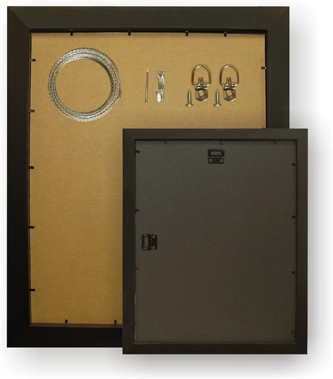 Craig Frames 11x17 Green Picture Frame, Wall Decor for Art and Photos | Ready to hang with a protective glass front, made in the USA for a gallery display