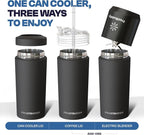 Frost Buddy XL Can Cooler - Fits 12/16/20/24 oz Cans & Bottles (Crimson) | Keeps drinks chilled 12+ hrs | No sweat, no condensation | Fits slim & standard cans