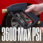 Westinghouse Short Pressure Washer Gun - 3600 Max PSI, M22 Connector - for Gas and Electric Pressure Washers