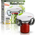 Robotwist Automatic Jar Opener Deluxe Model with Improved Torque | Electric, One Touch Hands Free for Seniors with Arthritis or Weak Hands, Fits All Jars 1.2–3.5 in